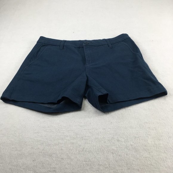 Kut Pants - Kut Womens Shorts Blue 8 Mid Rise Casual 4.5 Inch Inseam Outdoor Pockets Comfort